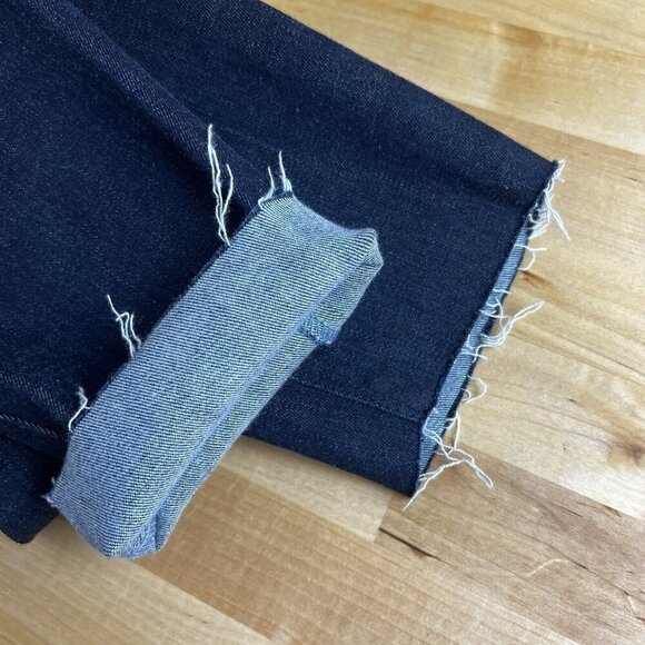 J Brand‎ Natasha Skinny Jeans Realm Dark Wash Button Fly Nautical Size 27 - Picture 14 of 14